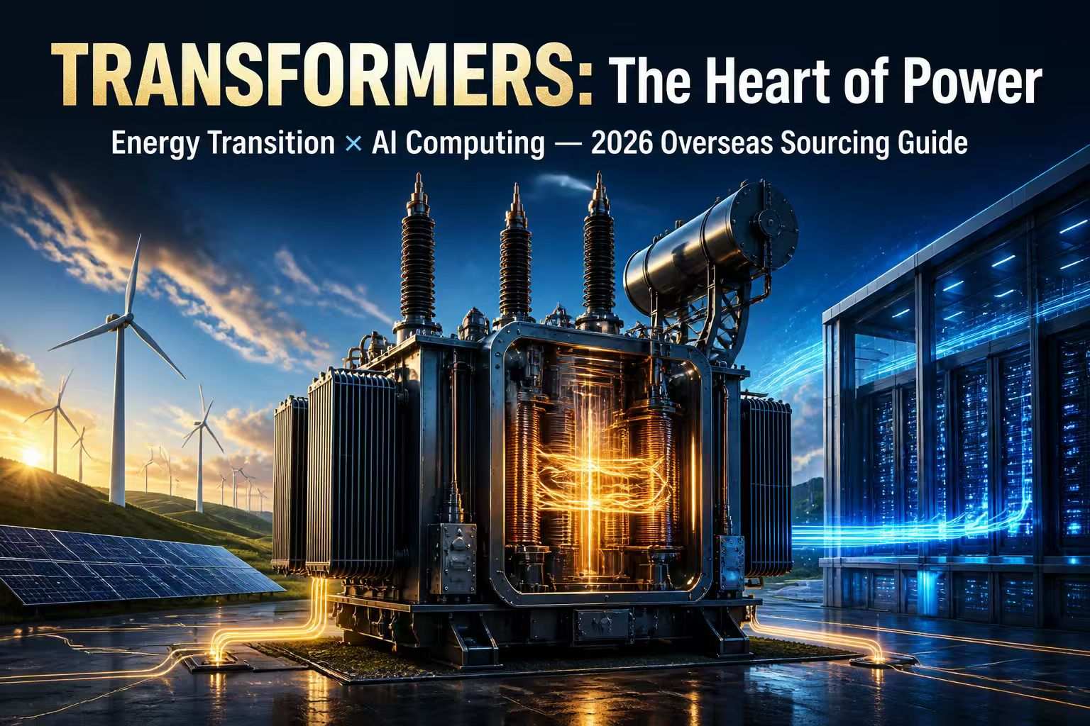 Transformers: Az erő szíve kettős növekedési lehetőséggel – Energiaátmenet és mesterséges intelligencia-számítási hullám | 2026-os tengerentúli beszerzési útmutató